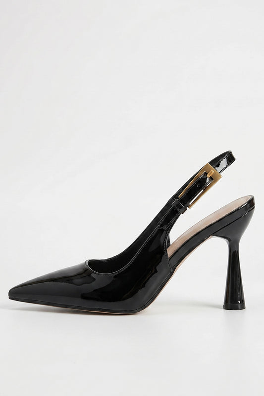 Caurelle | Women’s Black Heels Ankle Strap Formal Party Elegance