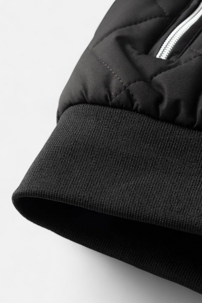 Caurelle | Men’s Quilted Winter Jacket – Fleece-Lined Zip-Up