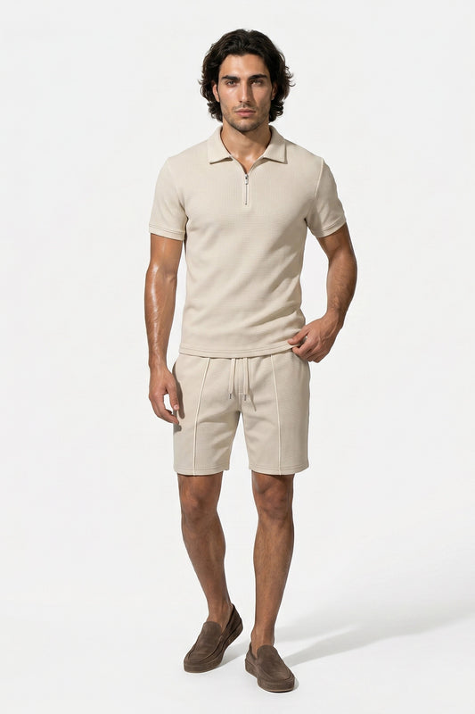 Caurelle | Men's Polo Shirt and Shorts Co Ord Set