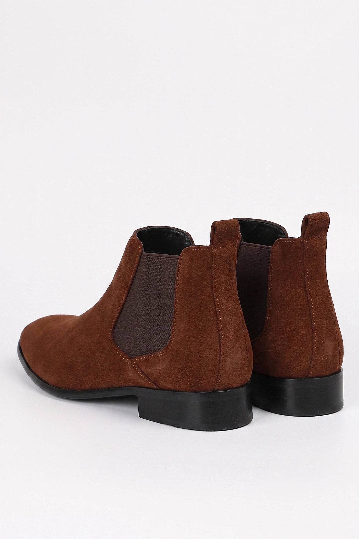 Men's Winter Easy Wear Chelsea Boots with Suede Look