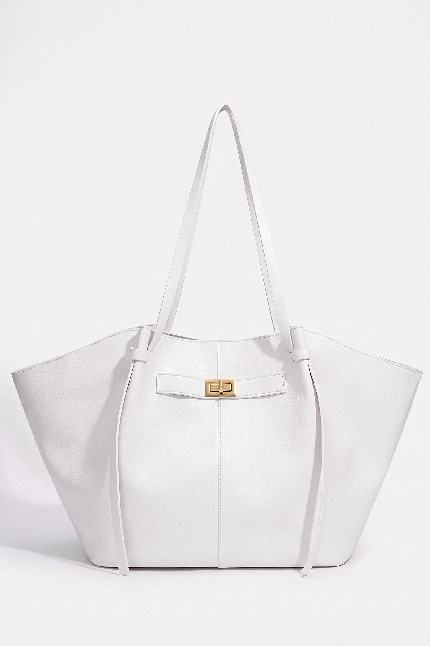 Women's Spacious Leather Shoulder Tote Bag
