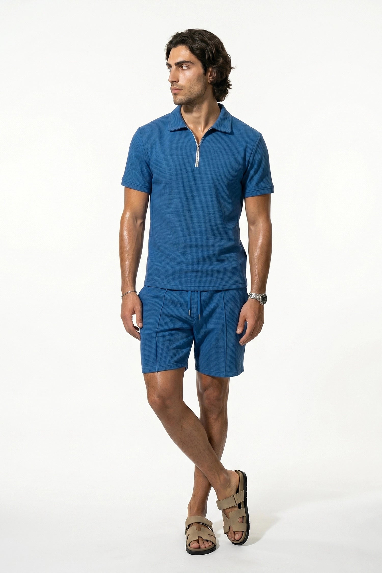 Caurelle | Men's Polo Shirt and Shorts Co Ord Set