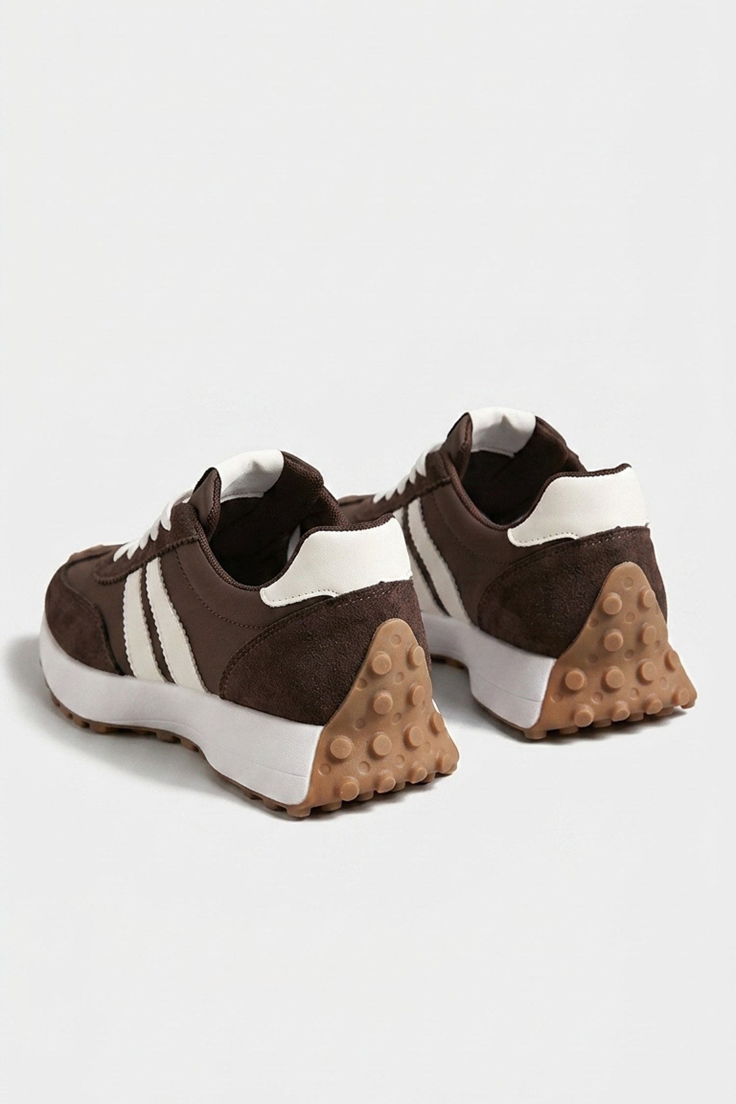 Women’s Casual Platform Retro Suede Trainers