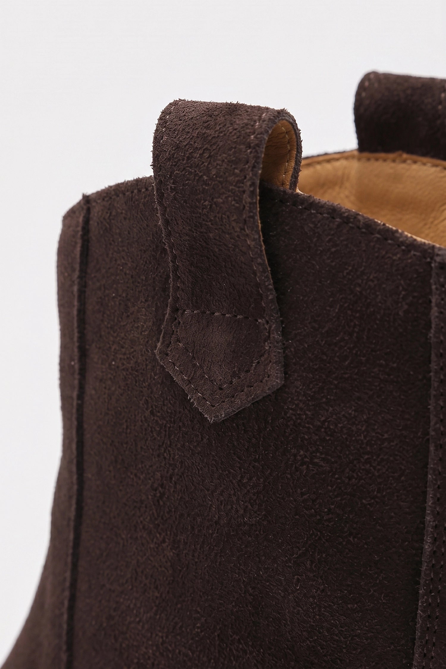 Women’s Warm Suede Pointed Toe Western Ankle Boots with Back Zip