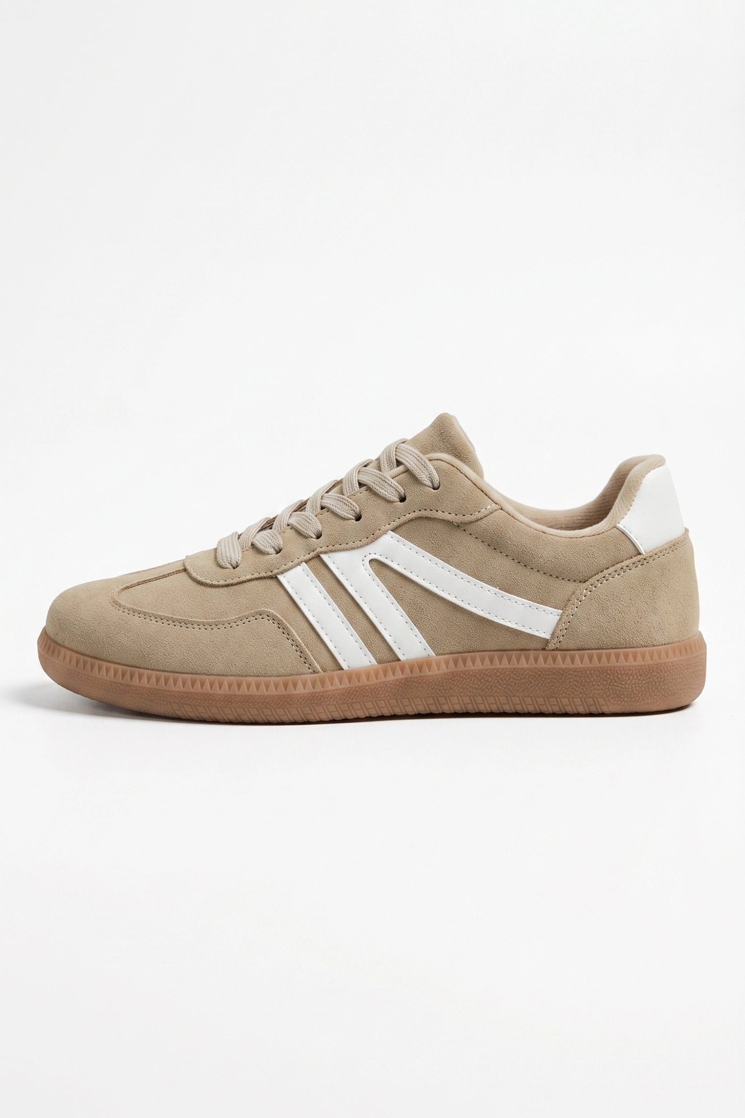Women's Retro Gum Sole Trainers Lace Up