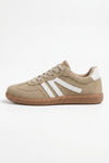 Women's Retro Gum Sole Trainers Lace Up