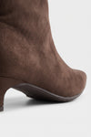 Women's Winter Pointed Toe Low Heel Suede Ankle Boots