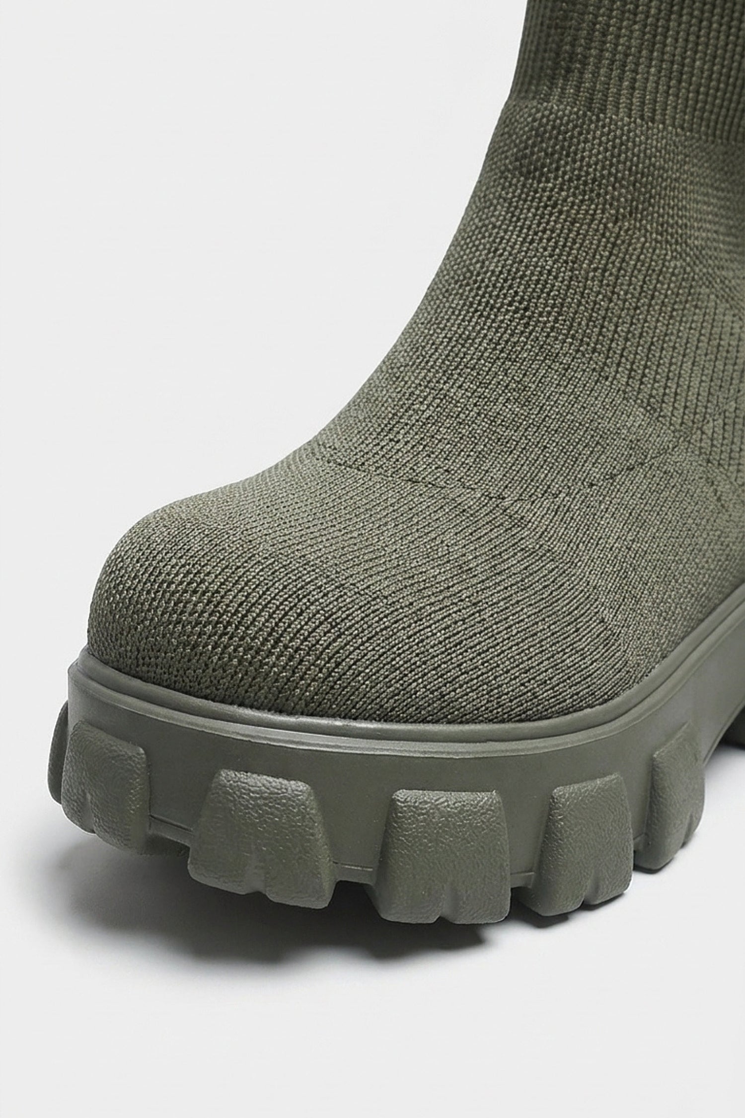 Women's Winter Easy Wear Sock Ankle Boots with Chunky Platform Sole