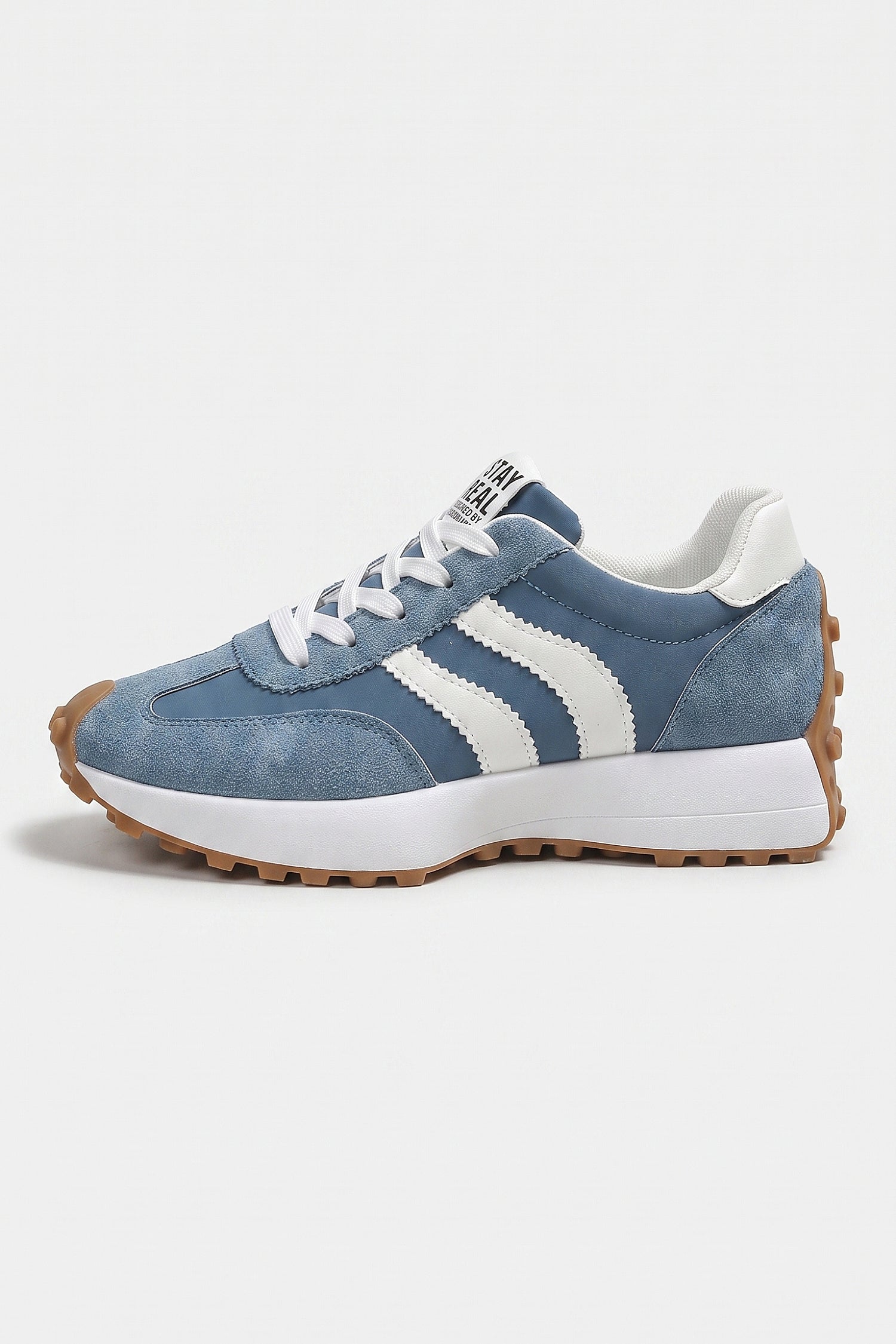 Women’s Casual Platform Retro Suede Trainers