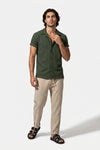 Caurelle | Men’s Linen Shirt and Trousers Set Relaxed Summer Elegance