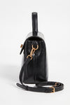 Women's Versatile Genuine Leather Satchel Crossbody Bag with Top Handle