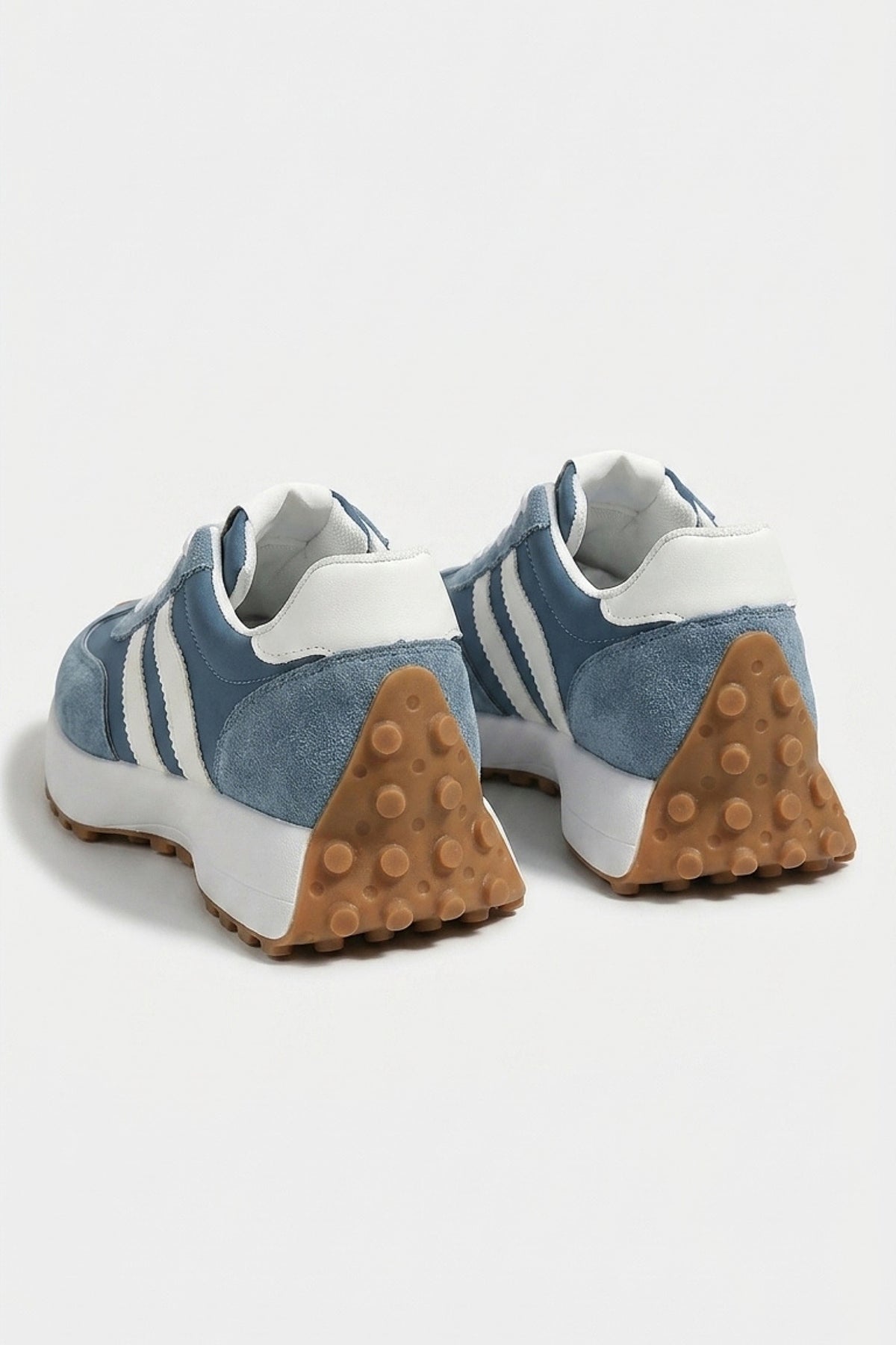 Women’s Casual Platform Retro Suede Trainers