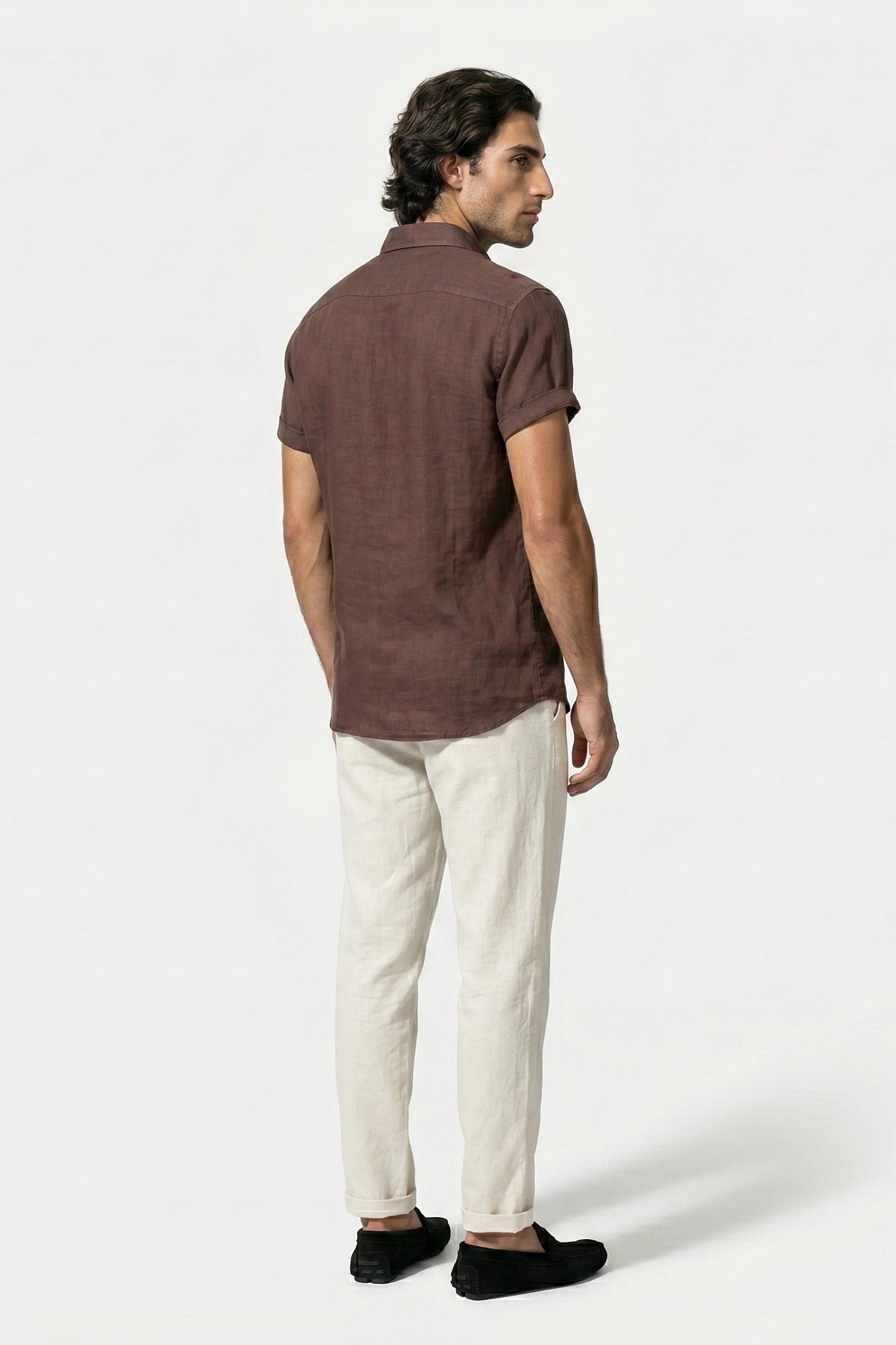 Caurelle | Men’s Shirt and Trousers Set Linen Look Comfort Summer Outfit