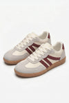 Women's Retro Gum Sole Trainers Lace Up