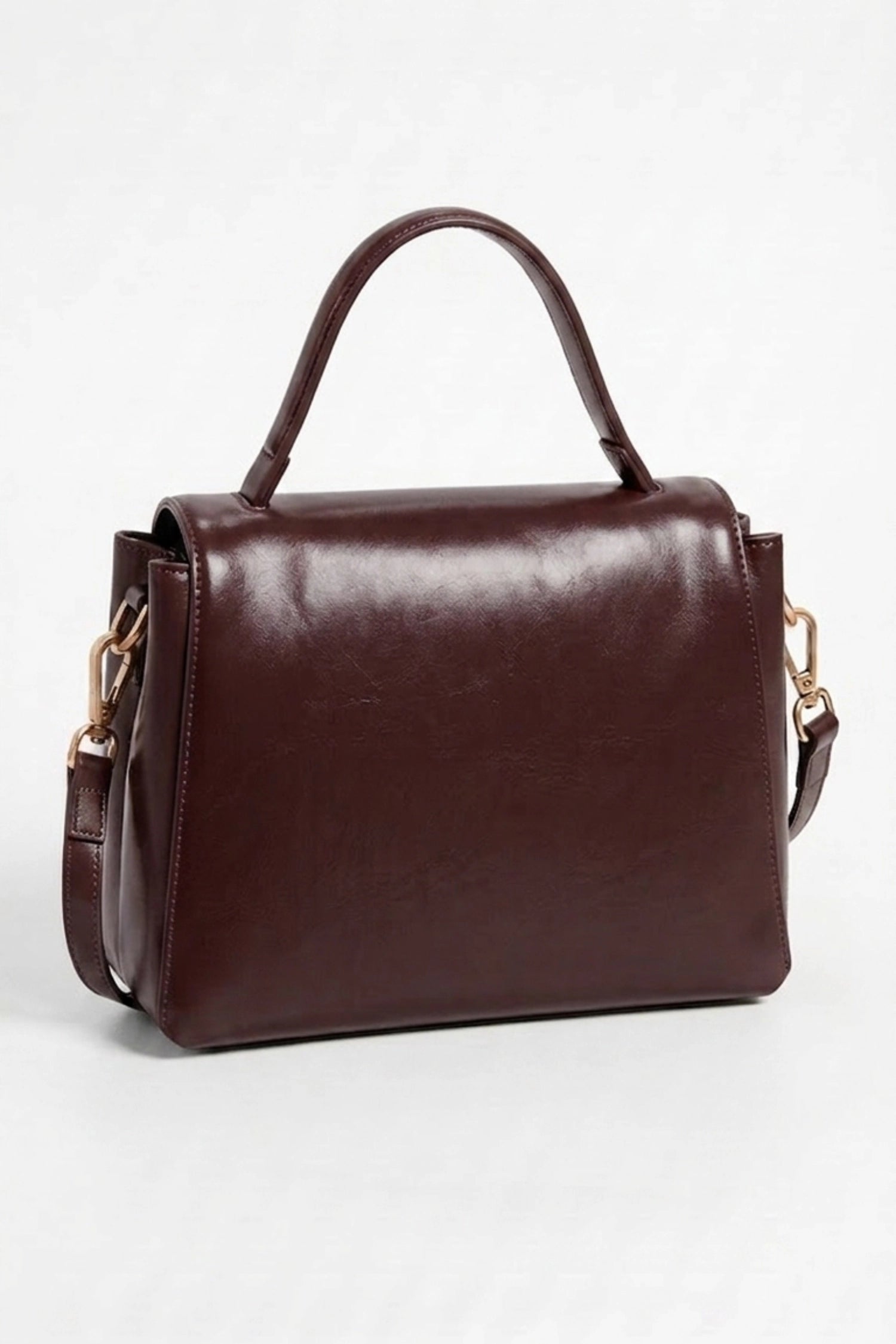 Women's Versatile Genuine Leather Satchel Crossbody Bag with Top Handle