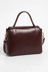 Women's Versatile Genuine Leather Satchel Crossbody Bag with Top Handle