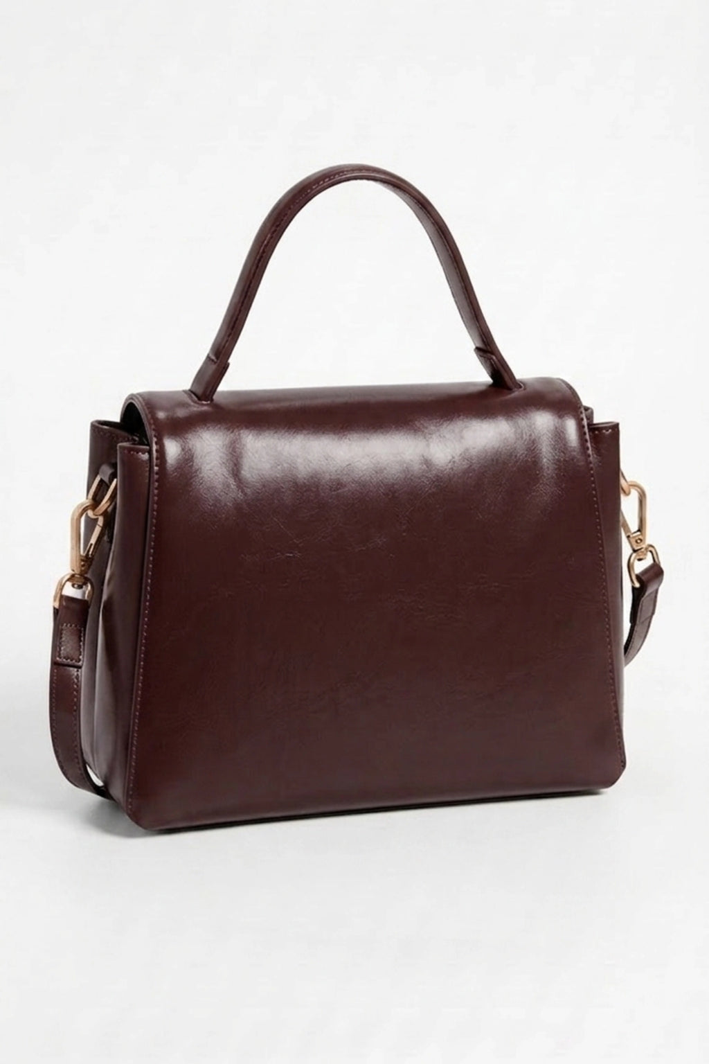 Women's Versatile Genuine Leather Satchel Crossbody Bag with Top Handle