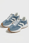 Women’s Casual Platform Retro Suede Trainers