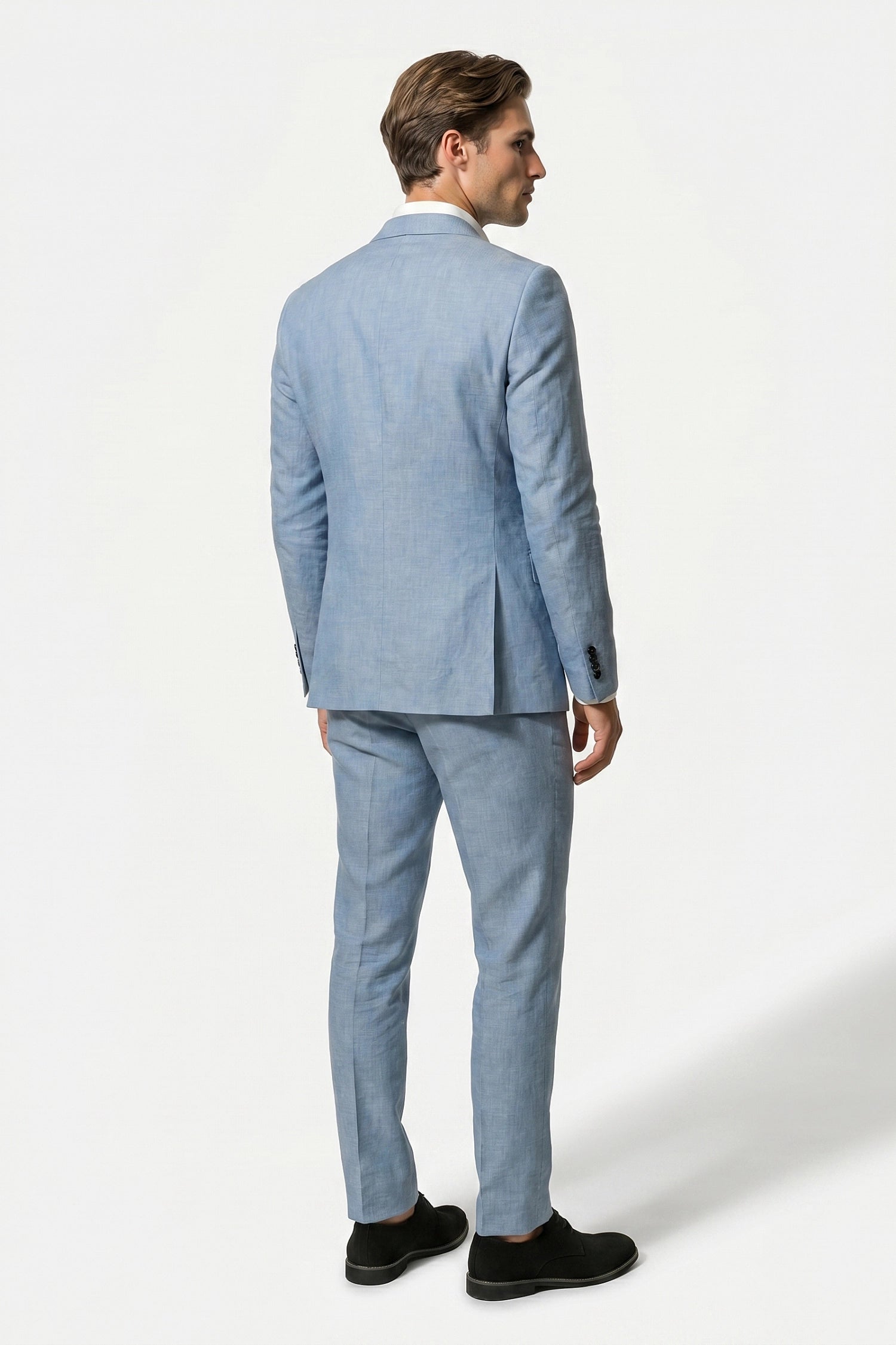 Caurelle | Men’s Linen Style Suit Classic Casual Elegance