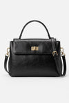 Women's Versatile Genuine Leather Satchel Crossbody Bag with Top Handle