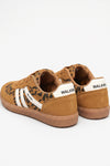 Women's Retro Gum Sole Trainers Lace Up