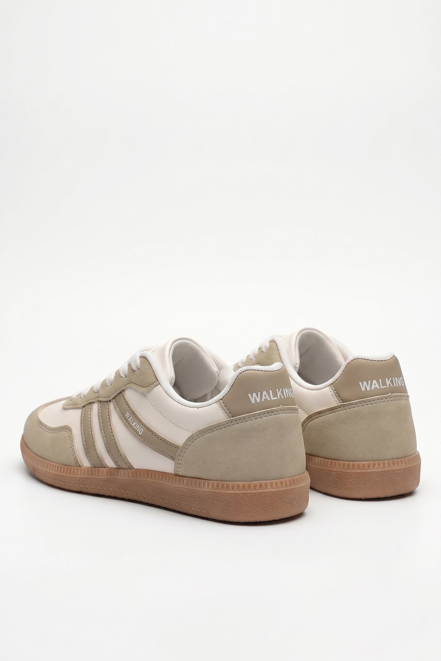 Women's Retro Gum Sole Trainers Lace Up