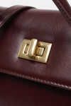Women's Versatile Genuine Leather Satchel Crossbody Bag with Top Handle