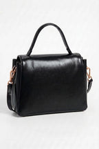 Women's Versatile Genuine Leather Satchel Crossbody Bag with Top Handle