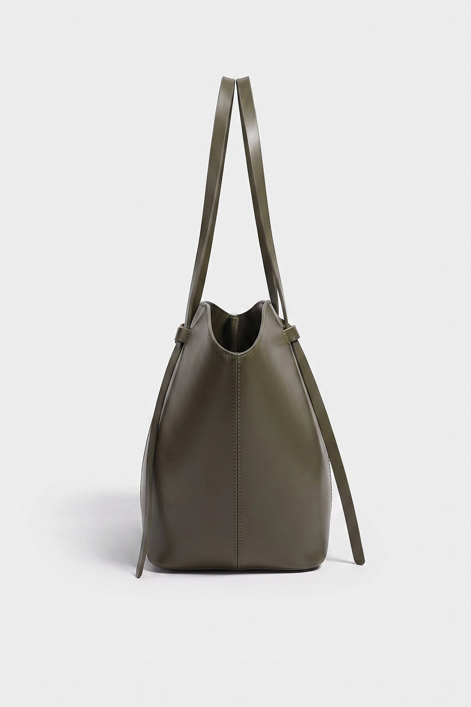 Women's Spacious Leather Shoulder Tote Bag