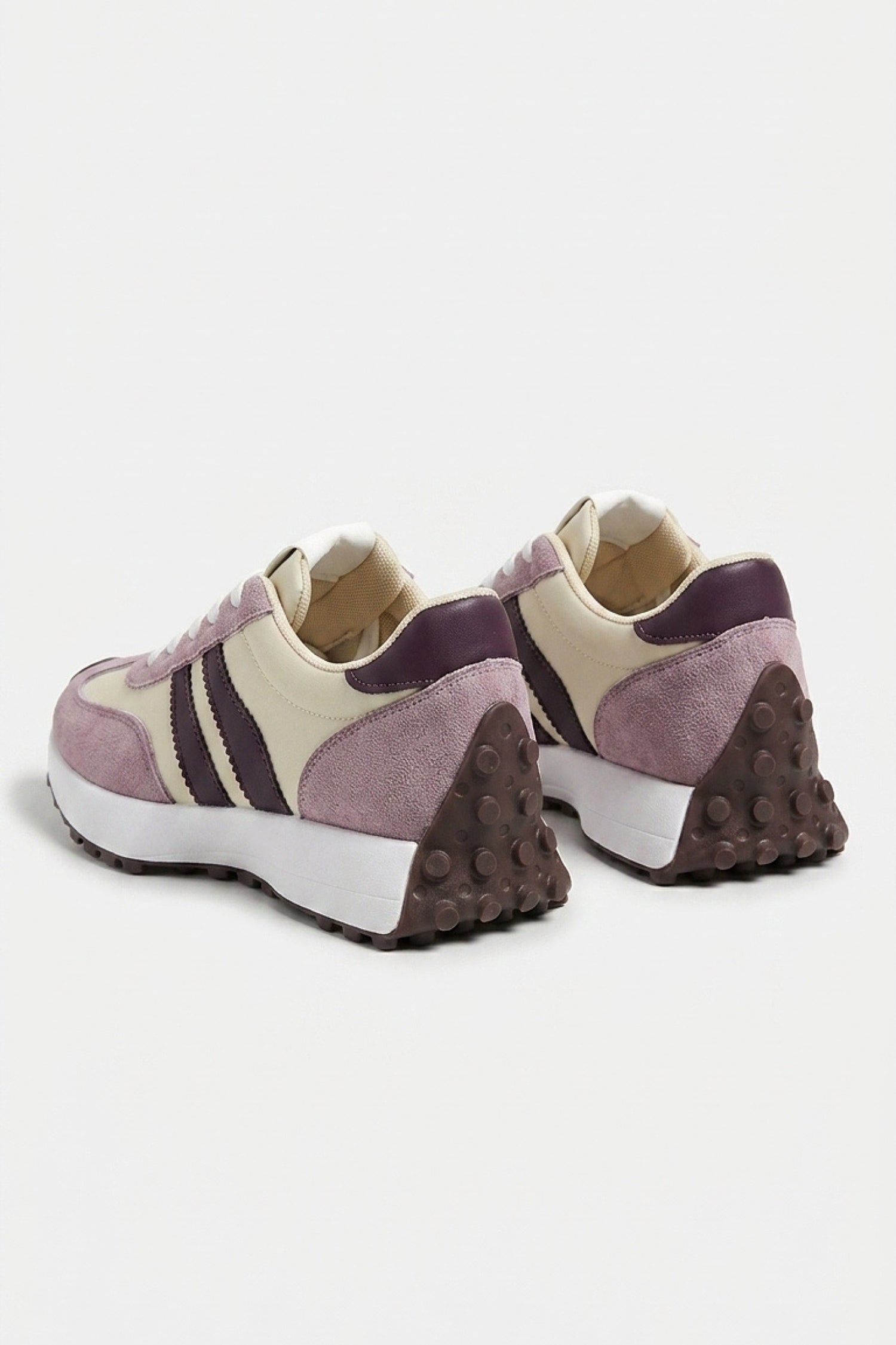 Women’s Casual Platform Retro Suede Trainers