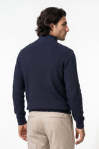 Men’s Winter Warm Ribbed Knit Cardigan Full Zip