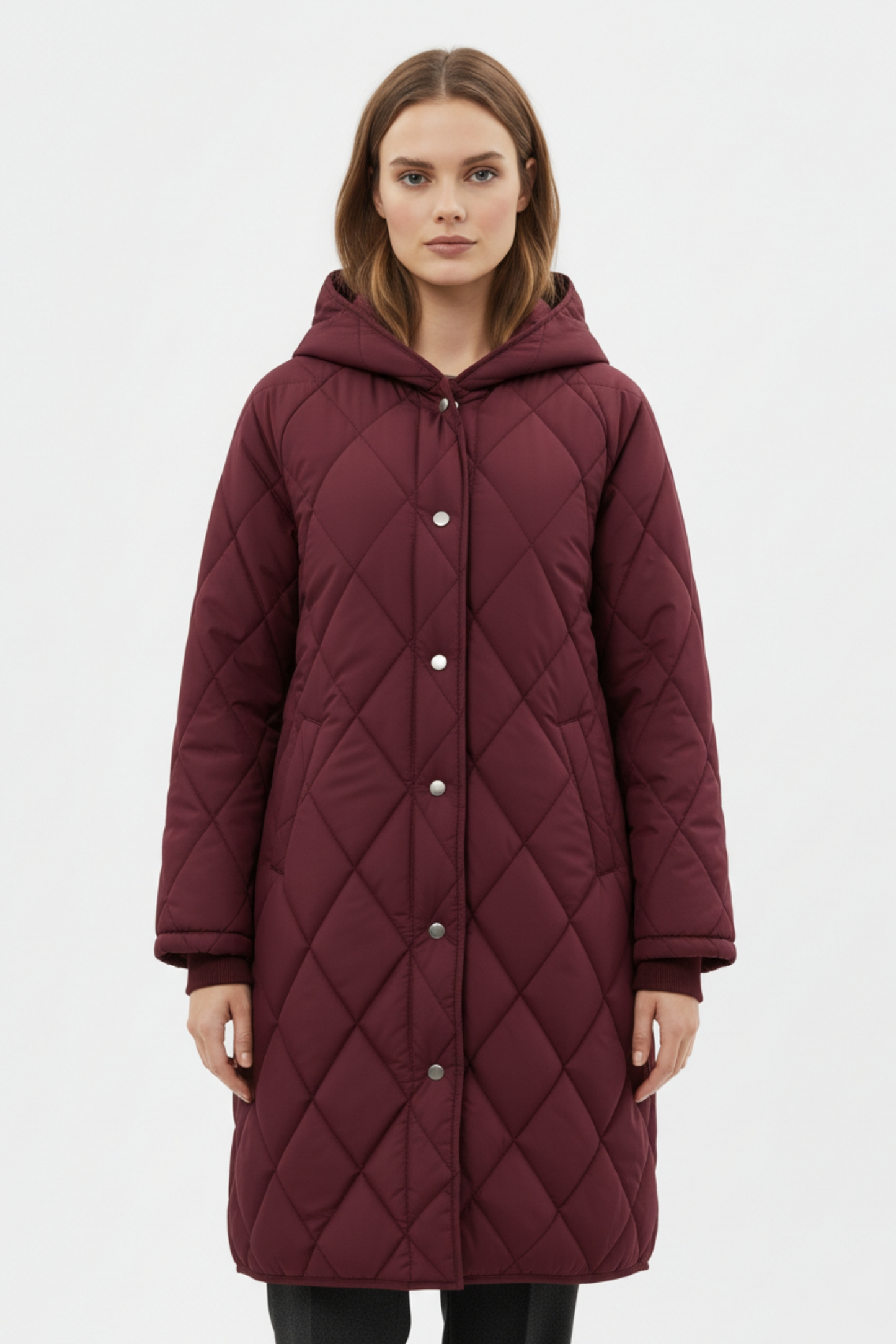 Caurelle | Women’s Long Quilted Puffer Coat – Effortless Warmth Meets Timeless Elegance