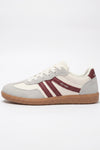 Women's Retro Gum Sole Trainers Lace Up