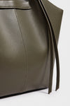 Women's Spacious Leather Shoulder Tote Bag