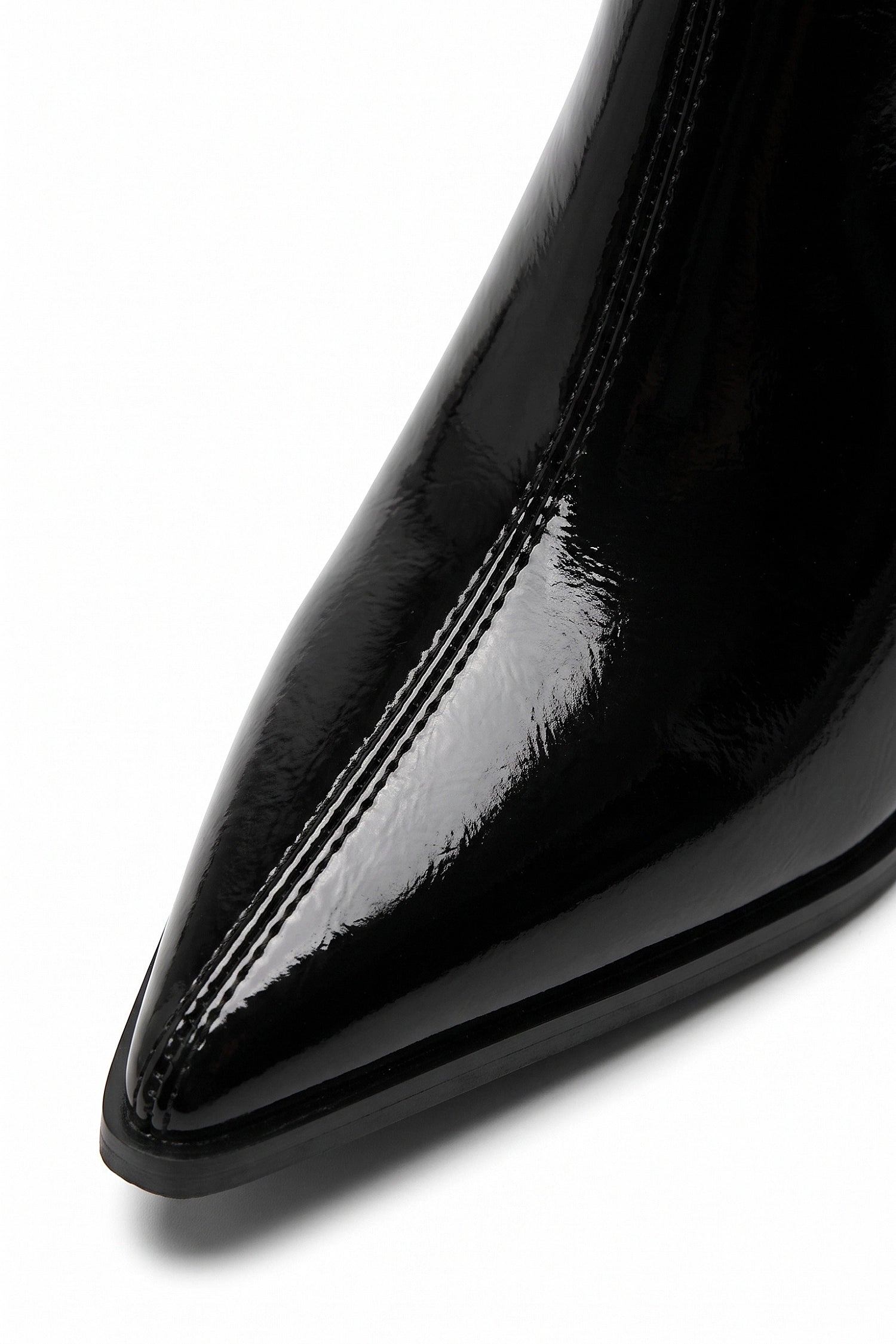 Women's Pointed Ankle Boots with Block Heel