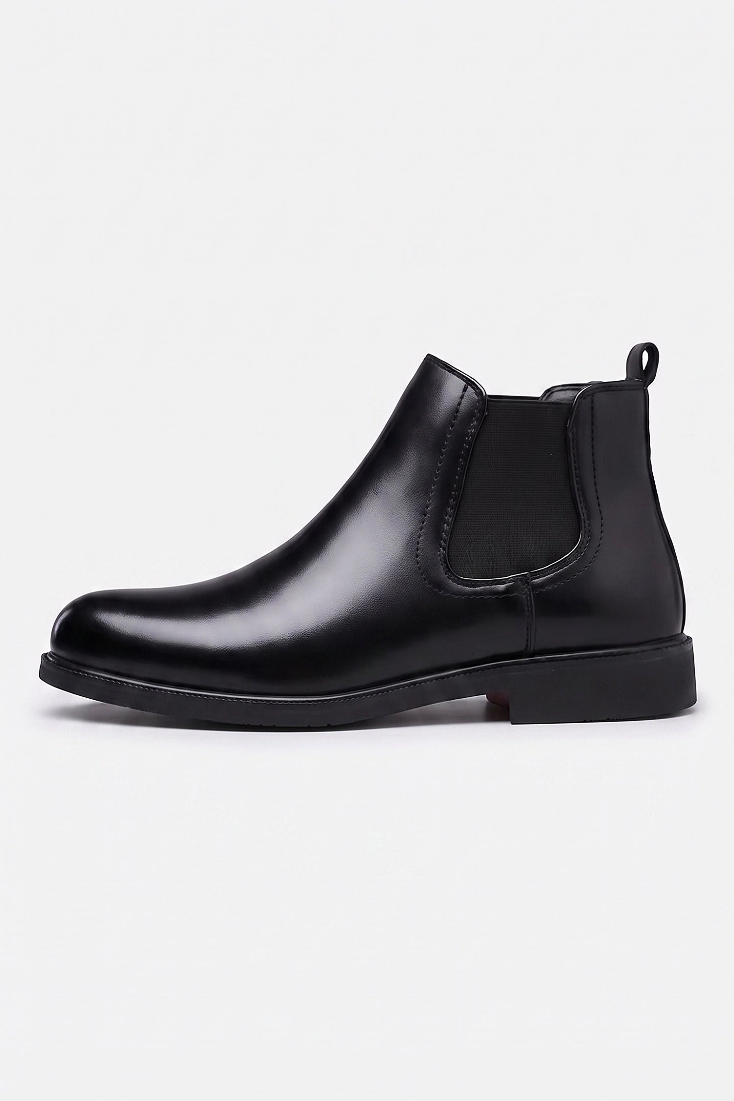 Men's Easy Wear Chelsea Boots with Low Block Heel