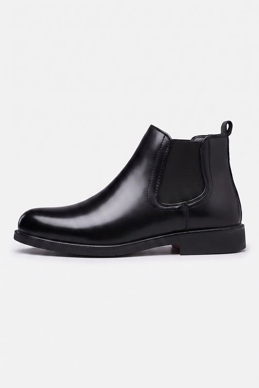 Men's Easy Wear Chelsea Boots with Low Block Heel