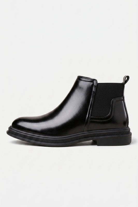 Men’s Easy On Leather Chelsea Boots Rounded Toe