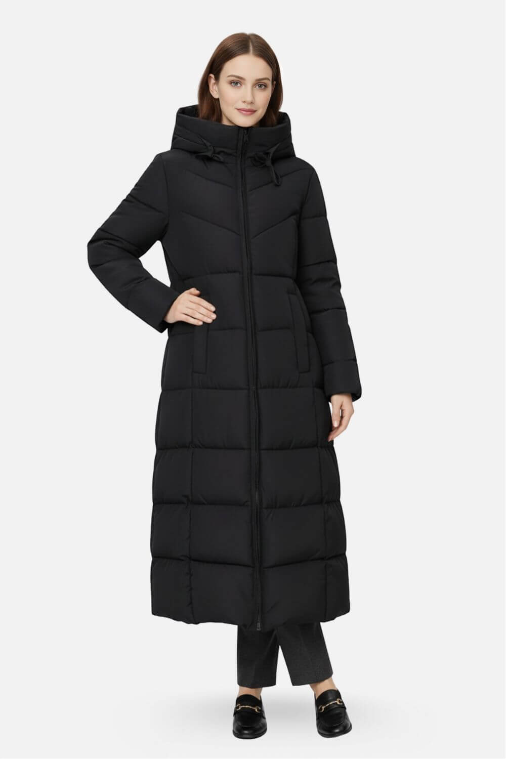 Caurelle | Women’s Long Hooded Puffer Coat