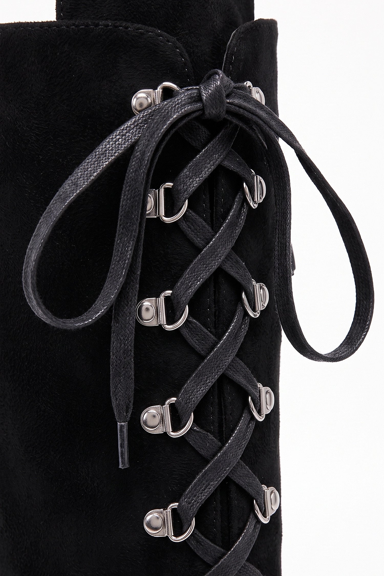 Women's Winter Lace Up Suede Warm Knee High Boots