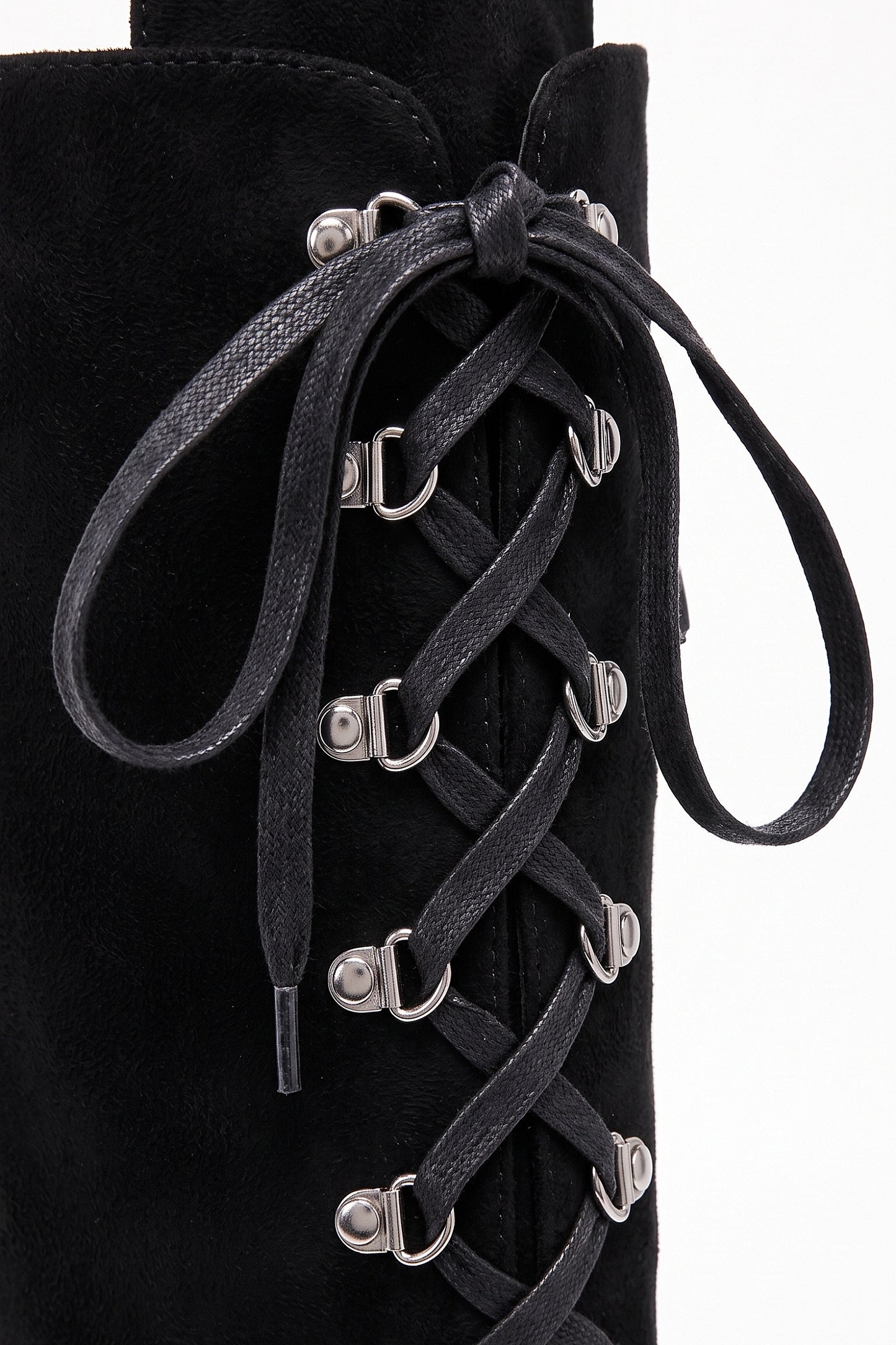 Women's Winter Lace Up Suede Warm Knee High Boots