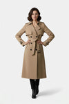 Caurelle | Women’s Belted Long Trench Coat