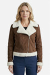 Caurelle | Women’s Faux Fur Suede Teddy Jacket