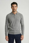 Caurelle | Men’s Long Sleeve Knitted Polo Jumper
