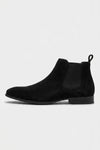 Men’s Winter Easy Wear Suede Chelsea Boots Low Heel