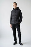 Caurelle | Women’s Hooded Quilted Black Puffer Jacket