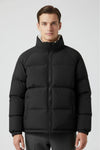 Caurelle | Men’s Black Puffer Jacket with Fleece Lining