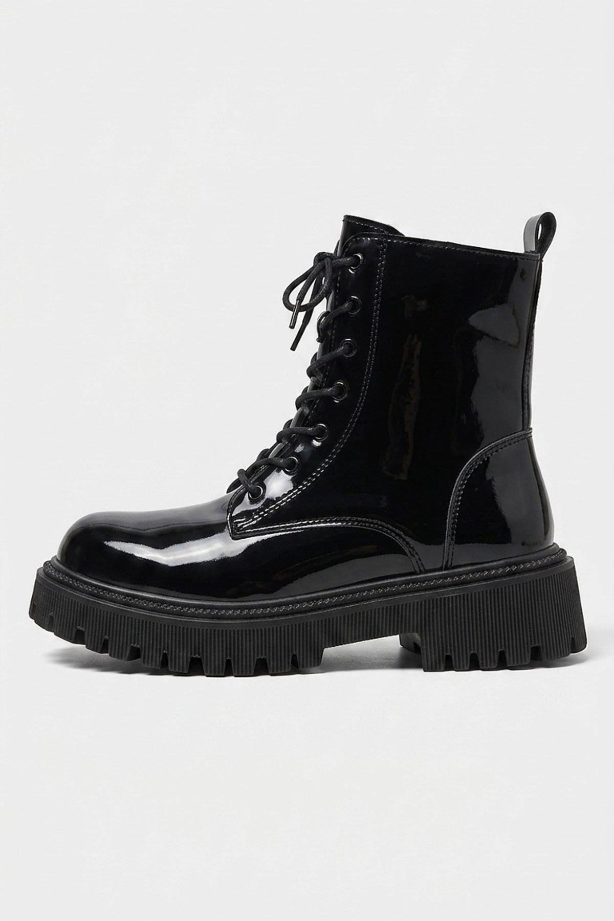Women’s Winter Black Chunky Platform Ankle Boots