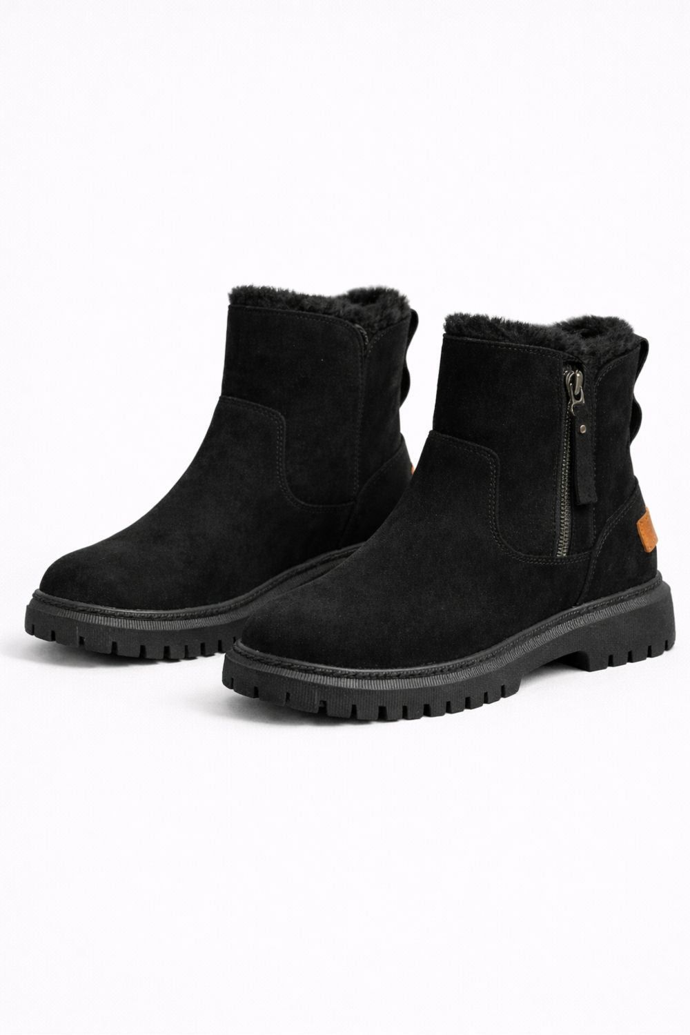 Caurelle | Women’s Plush Faux Fur Lined Winter Ankle Boots