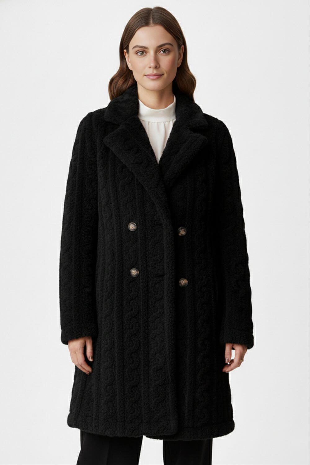 Caurelle | Women’s Textured Long Coat